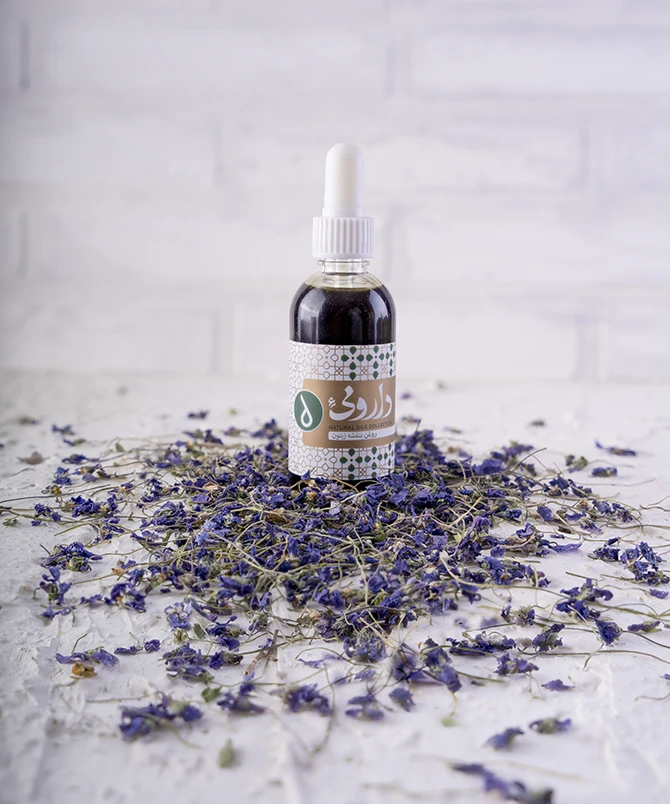 روغن بنفشه پایه زیتون